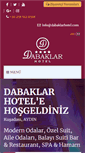 Mobile Screenshot of dabaklarhotel.com